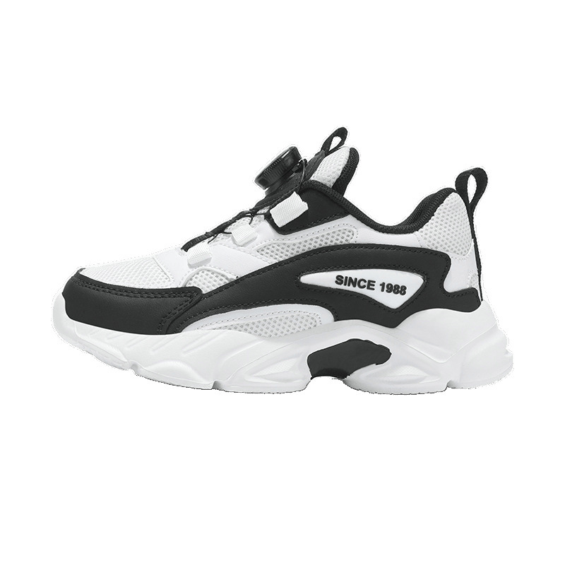 Zapatos para niños nuevos estudiantes niñas 2025 zapatos para niños zapatos para correr blancos zapatos con botones zapatos deportivos para niños