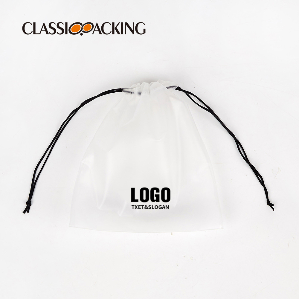 Venta al por mayor material de TPU bolsa de almacenamiento con cordón de gran capacidad portátil de viaje bolsa de cosméticos simple moda impermeable bolsa de lavado