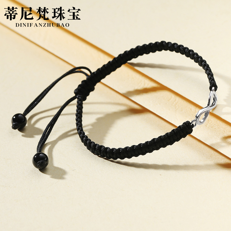 Joyería de moda japonesa y coreana transfronteriza pulsera hombres y mujeres accesorios populares pareja joyería personalizada año de nacimiento pulsera