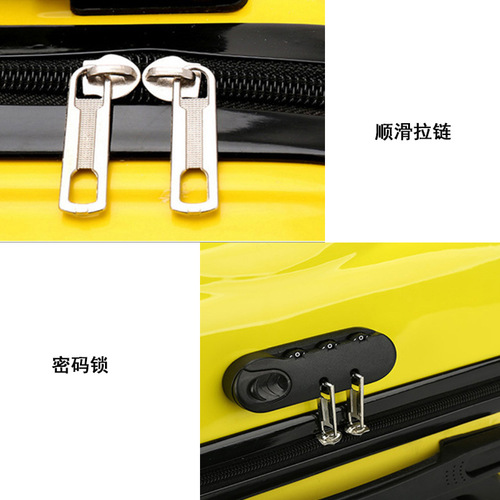 Wholesale universal wheel children's pull-along suitcase cartoon animal travel case 18-inch password lock children's luggage set take-off suitcase