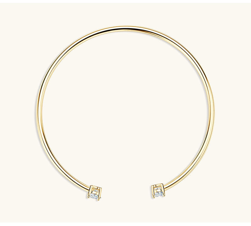 双钻莫桑钻石手镯