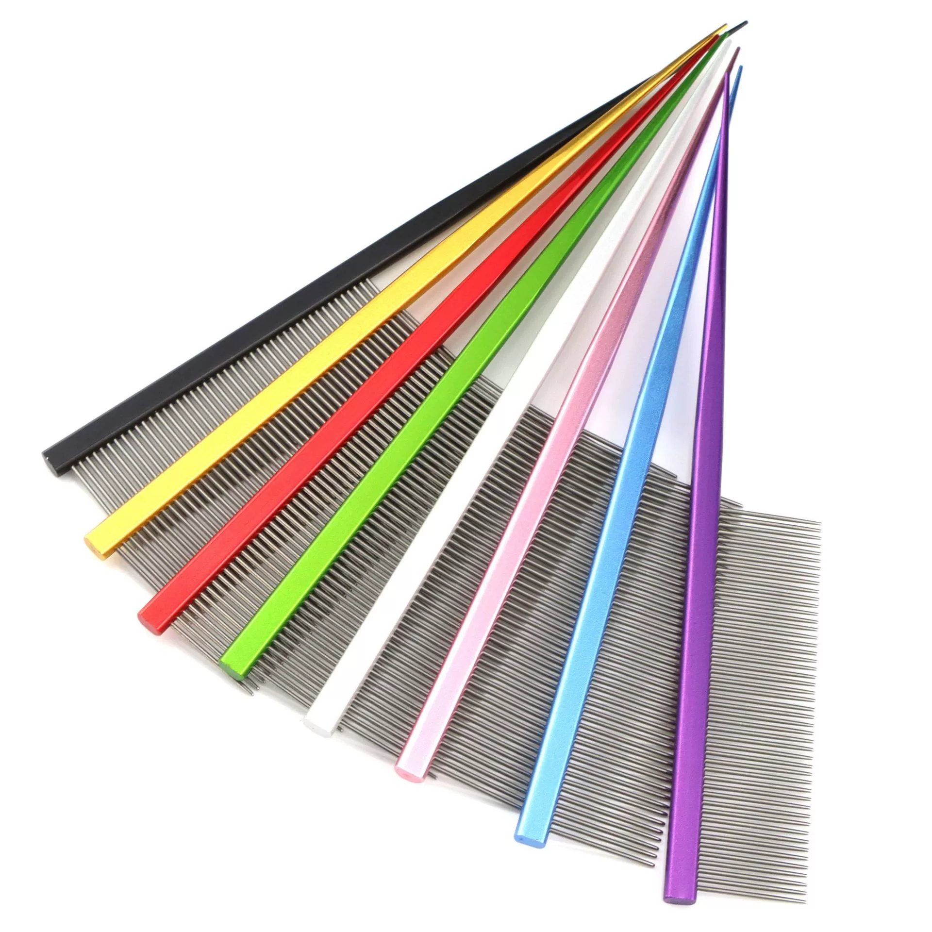 Цветная авиационная алюминиевая расческа для домашних животных расческа для домашних животных 8 цветов дополнительно супер легкий