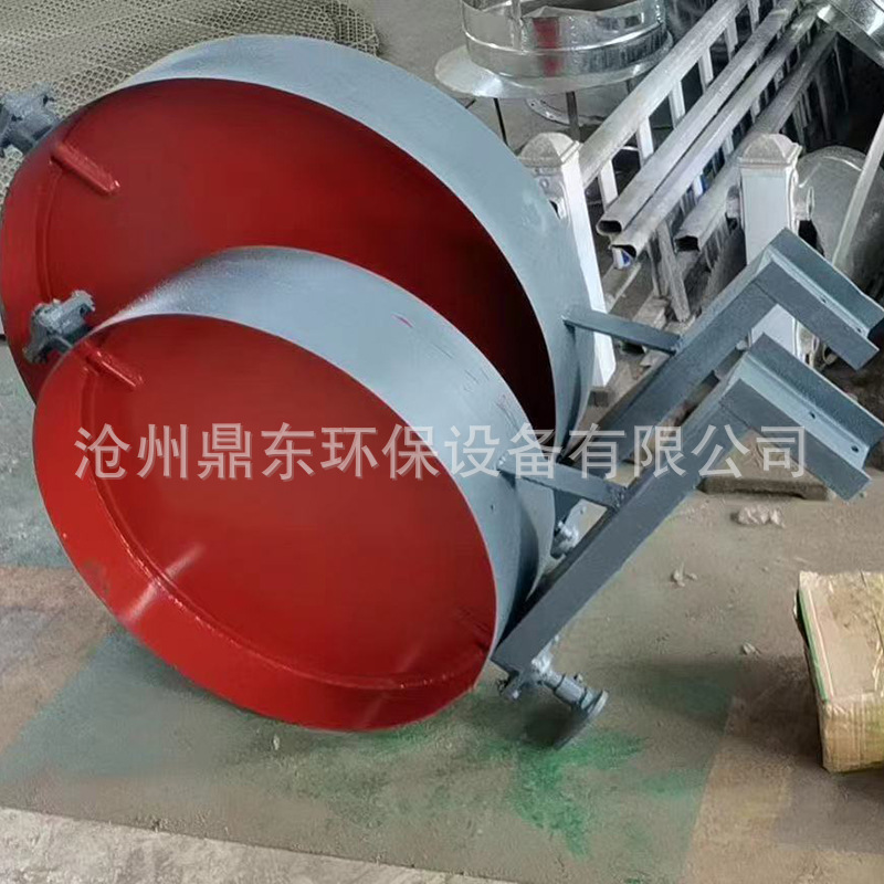 气动通风蝶阀 管道调节型风门 烟道粉尘通风蝶阀