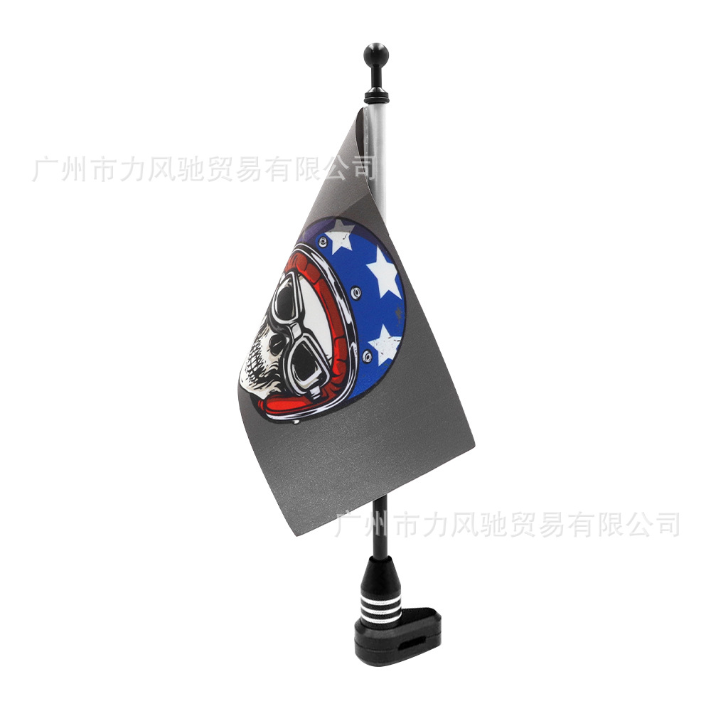 Casco de esqueleto de poste negro qg018