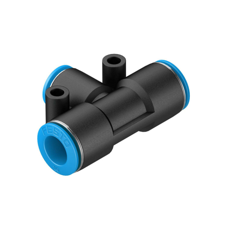 FESTO费斯托空压机气管快插接头QST-10-8不锈钢气动快速接头 工程