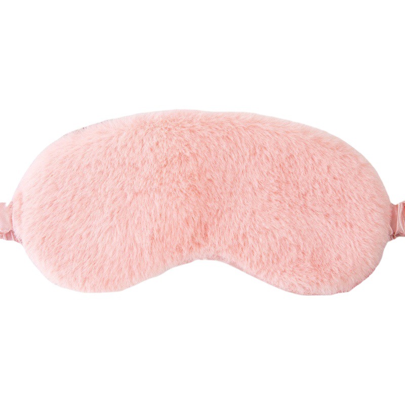 Venta al por mayor máscara de ojo lindo felpa hielo comprimir compresa caliente dormir máscara de ojo transpirable siesta seda sombreado fábrica verano