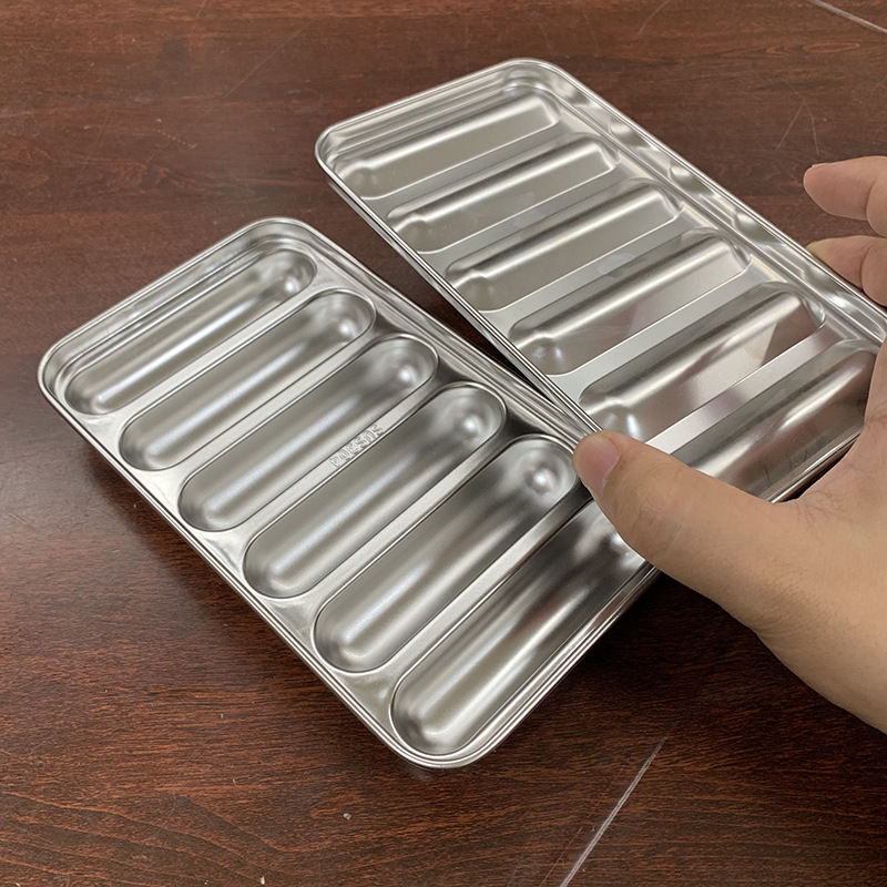 304 stainless steel steamed sausage mold, household baby sausage mold, infant ham and hot dog making mold, steamable