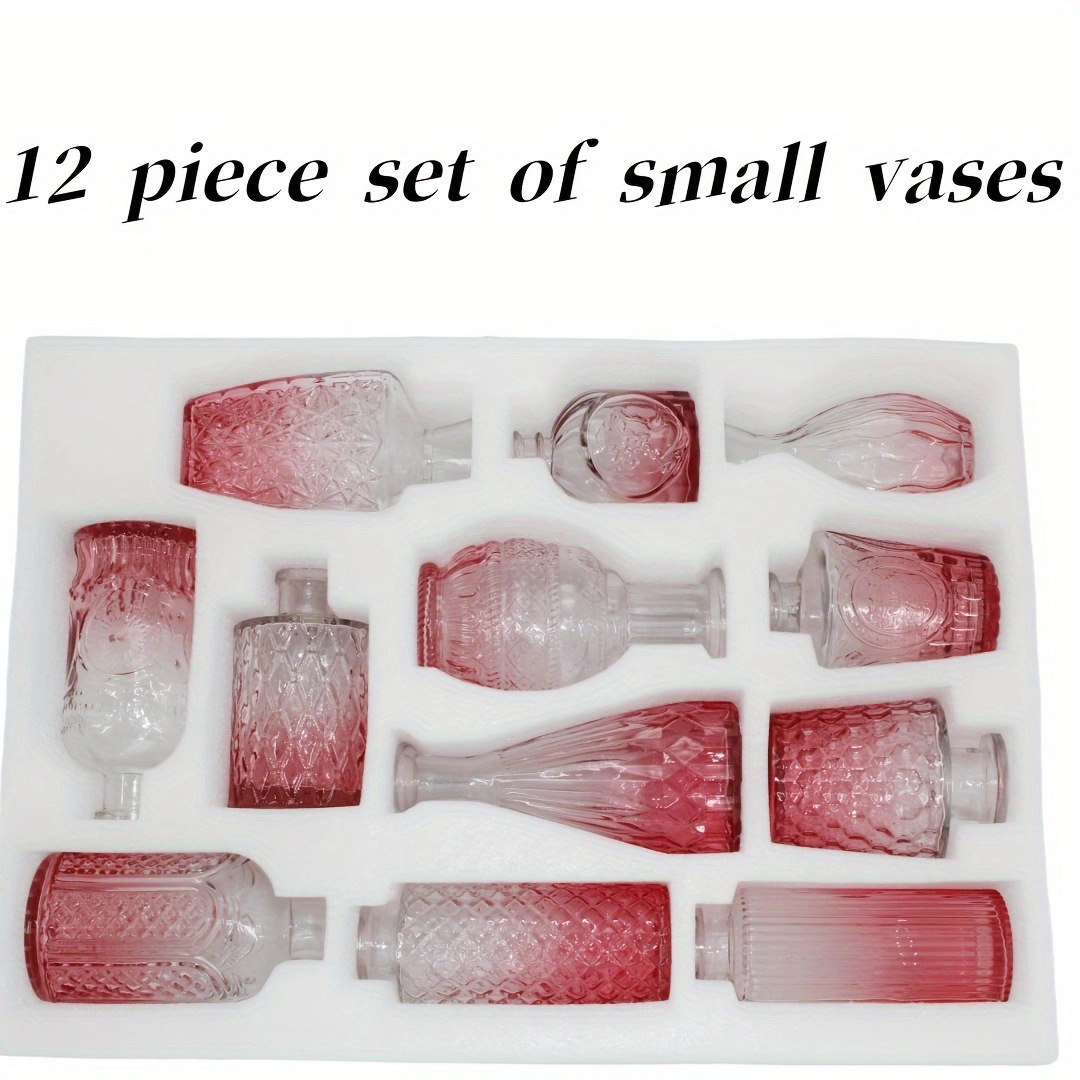 China al por mayor vintage madrid mesa de flores de vidrio fresco seco enchufado pequeño adornos frescos