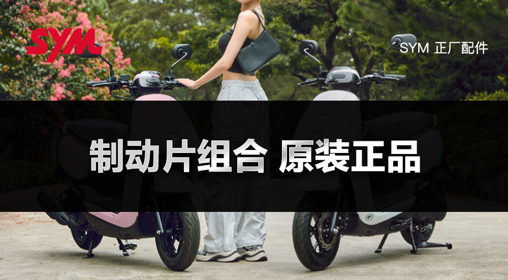 Original Genuine Sanyang Scooter Motorcycle Hummingbird Clbcu50/125 Front Brake Pads Disc Brake Pads Rear Drum Brake