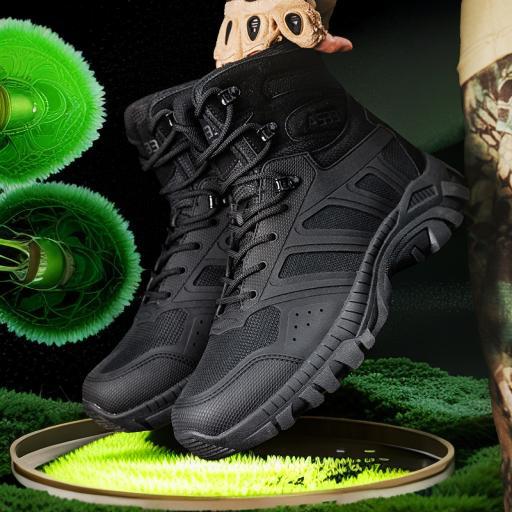 Amazon Cross-border tallas grandes botas tácticas al aire libre botas de entrenamiento para hombres botas de montaña al aire libre botas del desierto botas militares ventas directas de fábrica