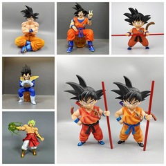 七龍珠 gk白洞坐龍珠悟空 貝吉塔 手辦模型 動漫擺件 生日禮物