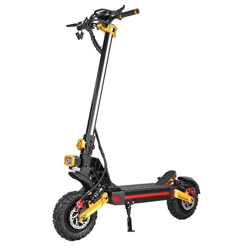 Cross-Border Export of All-Terrain Off-Road Dual-Drive Electric Scooters for Adults, Foldable Scooters, Electric Skateboards Off-Road