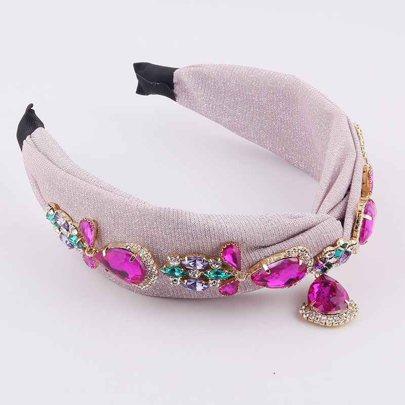 New Fashion Style Diamond-studded Gemstone Headband display picture 7