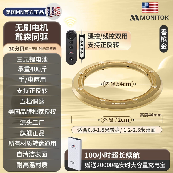 Brushless motor--gold remote control 20,000 mA