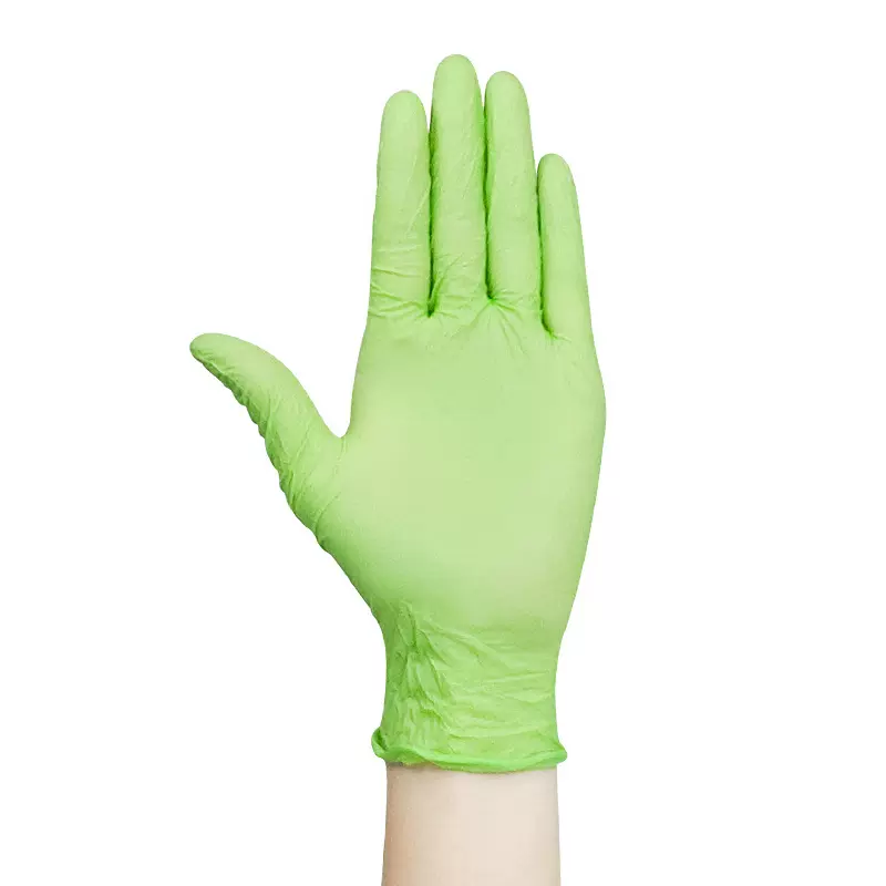 蓝护卫丁腈手套一次性丁晴食品级橡胶防护彩色检查厚防水女家用