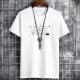 A generation of short-sleeved T-shirt men's crew neck spring and autumn student T-shirt upper clothes casual men's inner base shirt