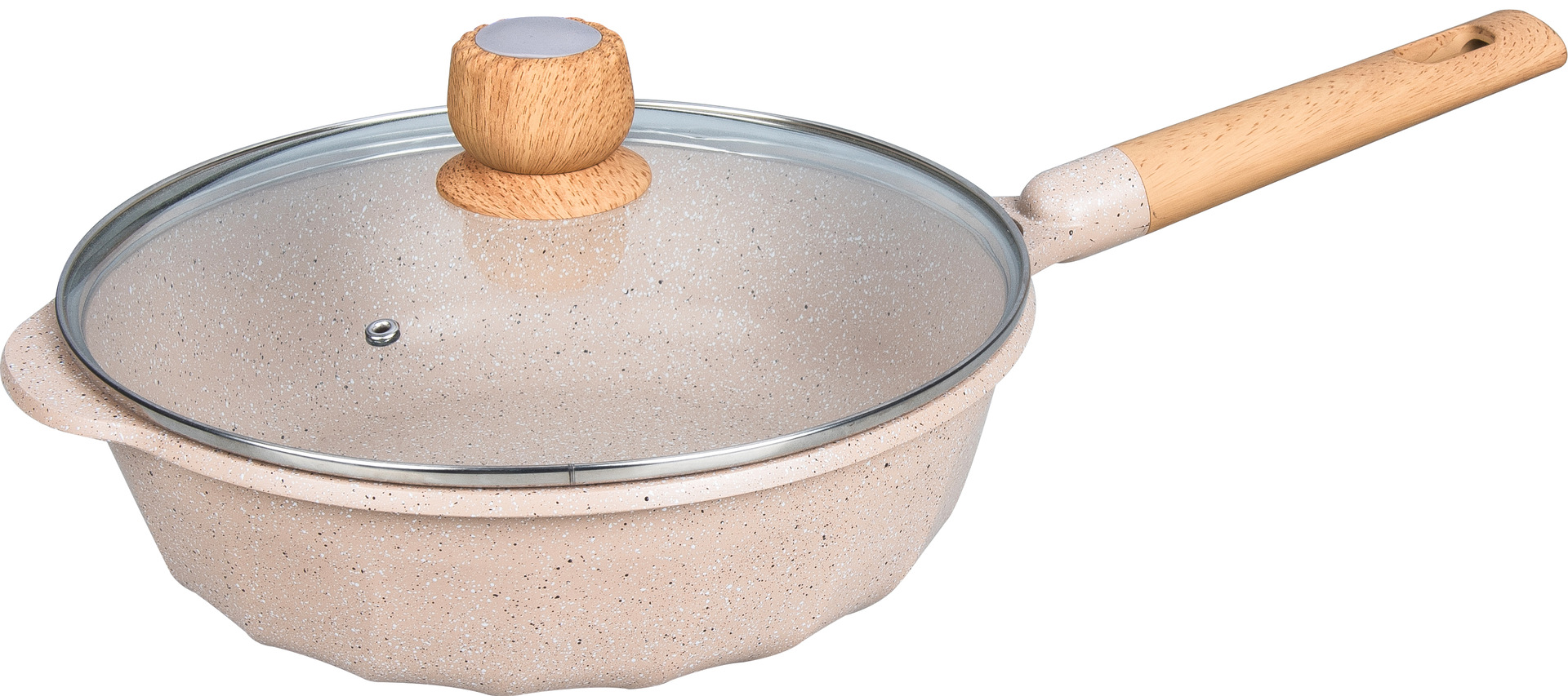 MGC maifan piedra wok hogar sartén antiadherente olla Cocina de Inducción estufa de gas especial antiadherente sartén