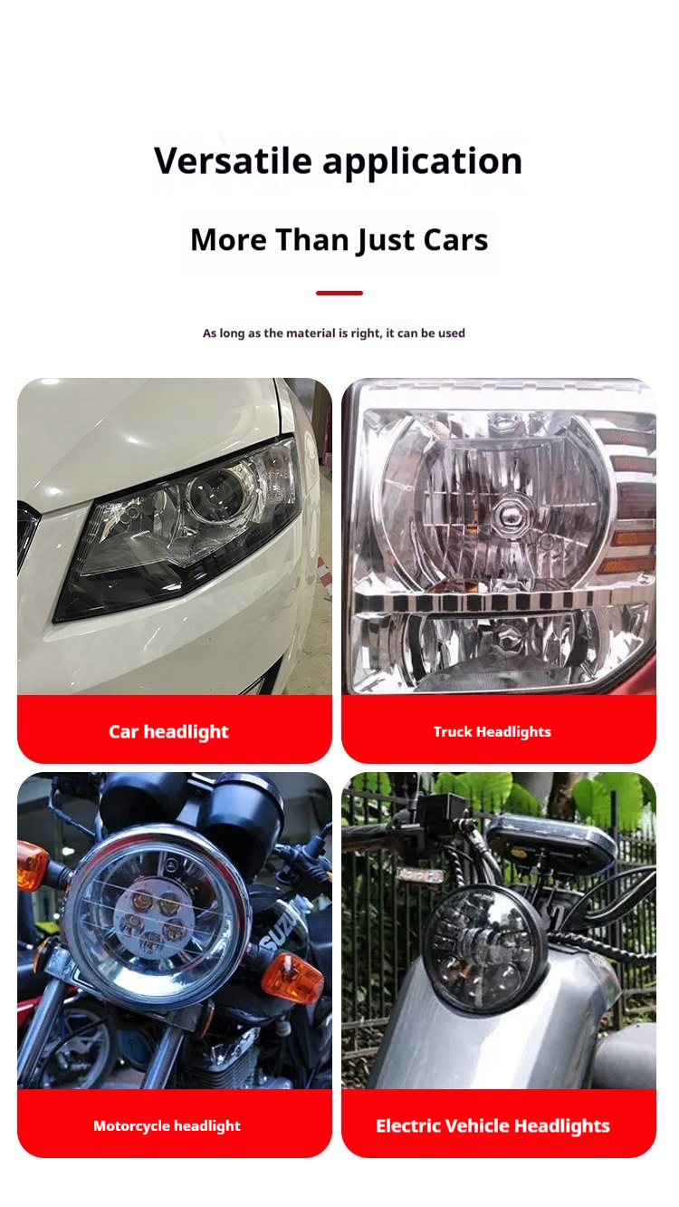 Cross-Border Special Supply Car Headlight Cleaning and Restoration Repair Fluid Tool Kit for Polishing and Coating Yellowed Light Shells