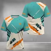 2025 European and American Cross-Border Wilson Design Various Jerseys 3D Digital Printing Breathable Sweat-Absorbent Short-Sleeved Men's Ready Stock