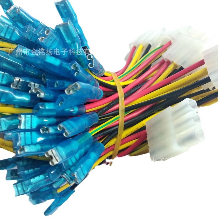 6.3插簧端子线线材线束电线4.8端子线187端子线厂家直销现货 供应