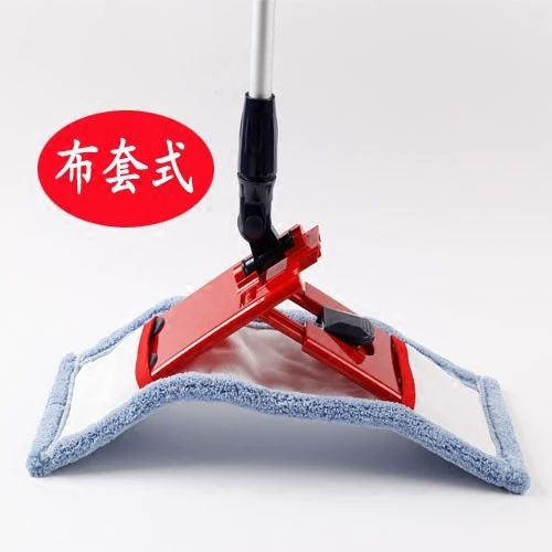 Универсальная складная насадка для швабры с двусторонней розеткой, плоская сменная тканевая вставка для швабры, насадка для швабры, ткань для чистки пола, толкатель для пыли, для домашнего использования.