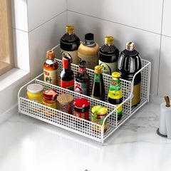 調味料棚厨房収納棚家庭用カップ棚テーブル多機能調味料棚収納棚テーブル
