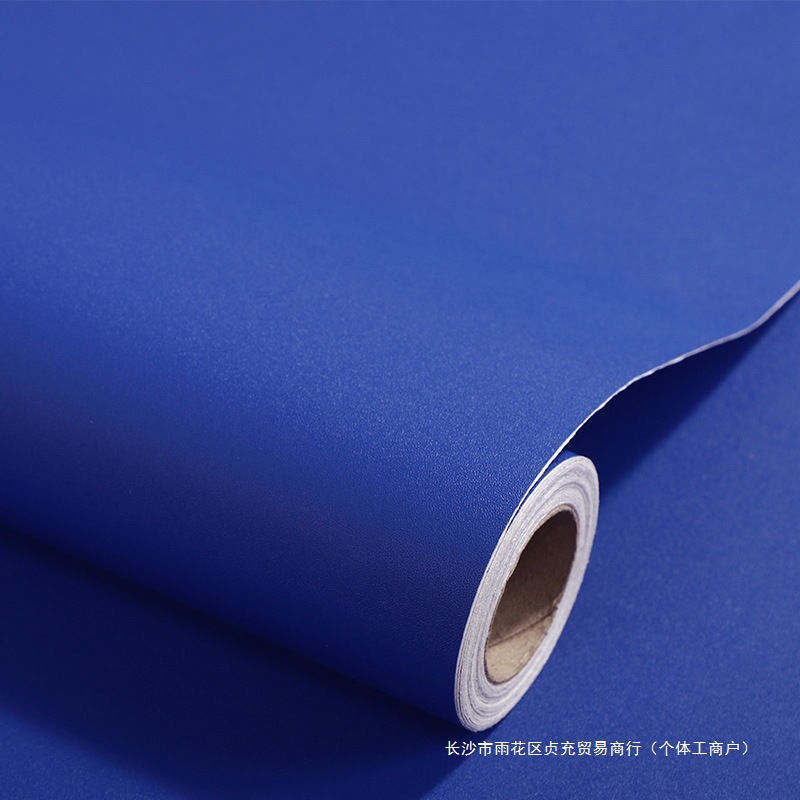 Dark blue self-adhesive sticker