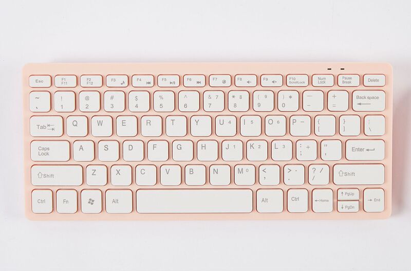 2.4gワイヤレスキーボードマウスセット78キーチョコレートミニ静音デスクトップノートパソコン共通|undefined