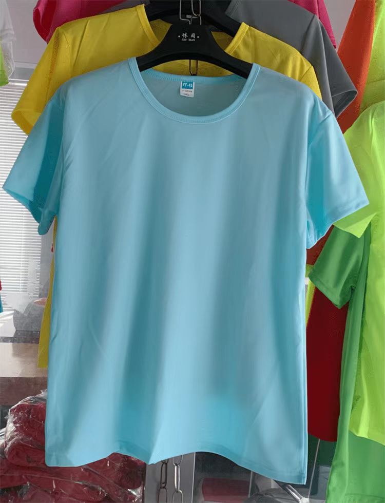圆领速干t恤工作服女