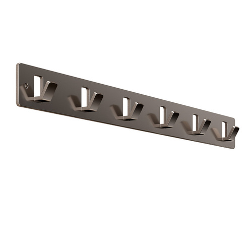 Space aluminum bathroom clothes hook wall bathroom sticky hook kitchen gun ash hook towel rack clothes hanger door back hook
