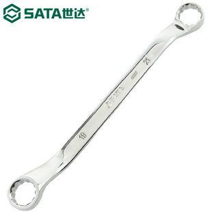 Shida 42207 Plum Blossom Wrench Dual-purpose Double Plum Blossom Wrench Wrench Fully Polished 19x21MM