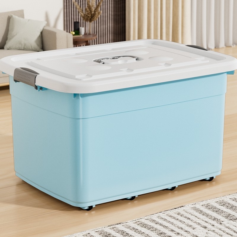 Clothing Plastic Storage Box, Small Storage Box, Dormitory Storage Box, Household Thickened Clothing Storage Box