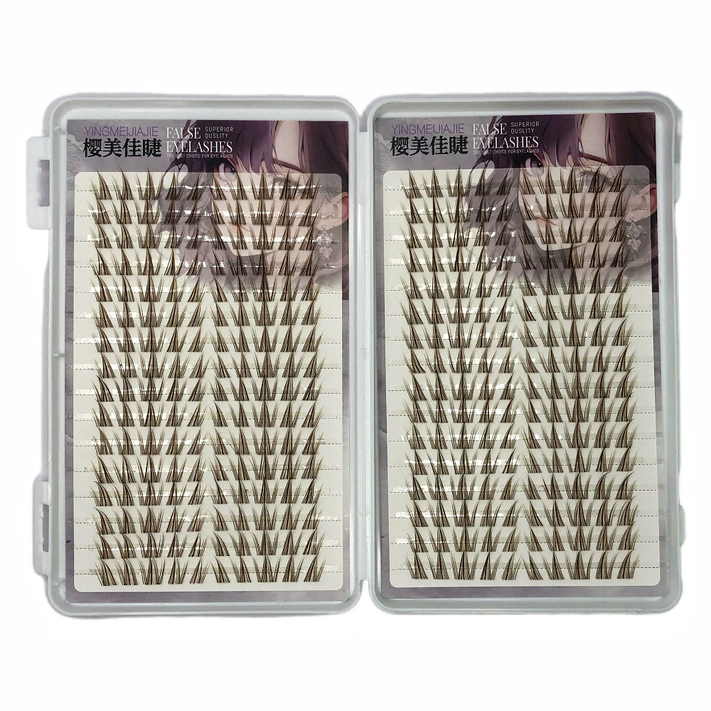 Brown capacious dense false eyelashes for eyelashes, new collection