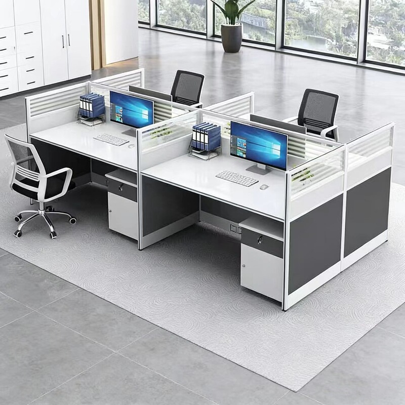 Office Desk, Office Customer Service Computer Desk, Furniture, Desk and Chair Set, Employee Desk, Modern Partition Workstation Office Desk, Office Customer Service Computer Desk, Furniture, Desk and Chair Set, Employee Desk, Modern Partition Workstation