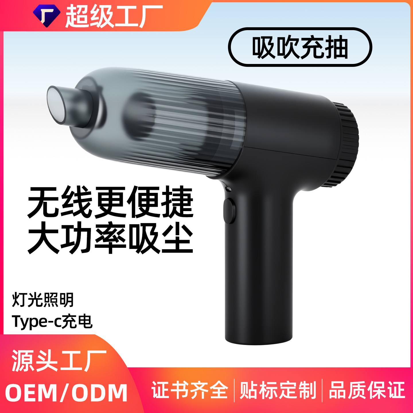 Handheld powerful wireless vacuum cleaner for home use for car…