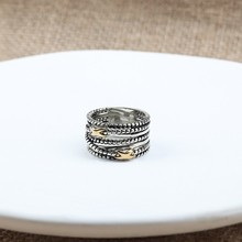 DY  简约多层扭线戒指欧美指环wish ebay  DR14