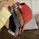 Japanese Autumn and Winter Women's Fashion Retro Letter Embroidered Cap Outdoor Sports Travel Men's Sunshade Baseball Cap