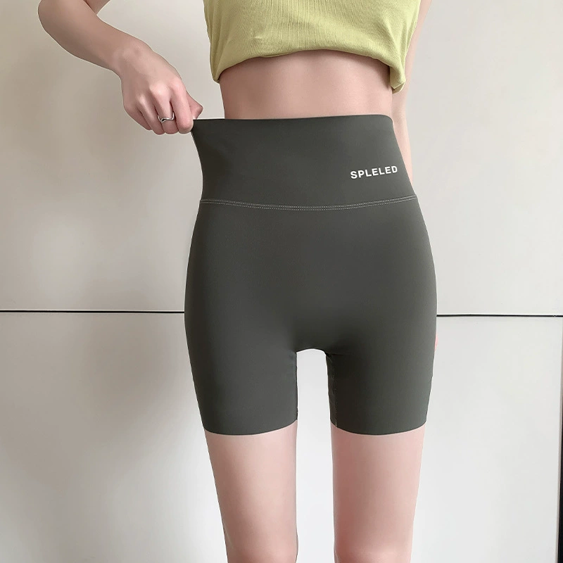 Широкие high-waist формирующие шорты, тонкое защитное белье для коррекции бедер и йоги, многоцветное, размер S–XXXL