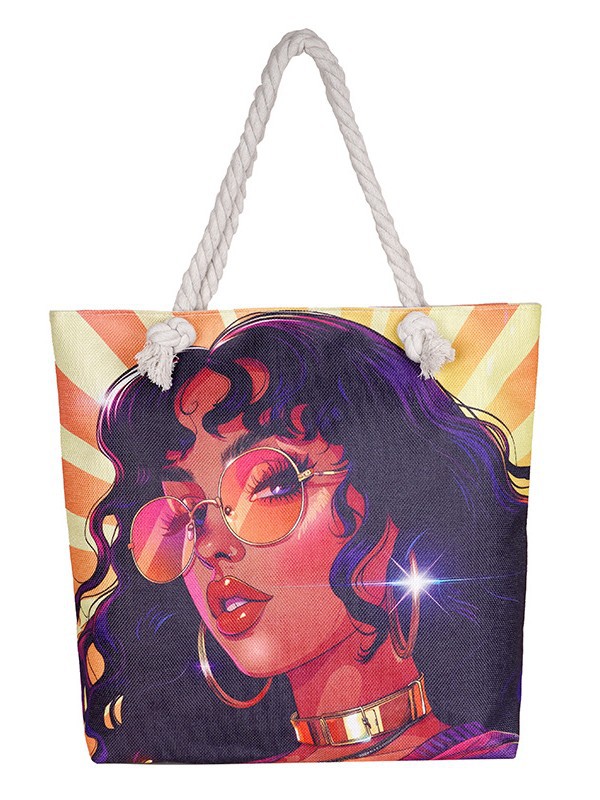 Bolsa de lona con diseño africano, estilo étnico y práctico image 7