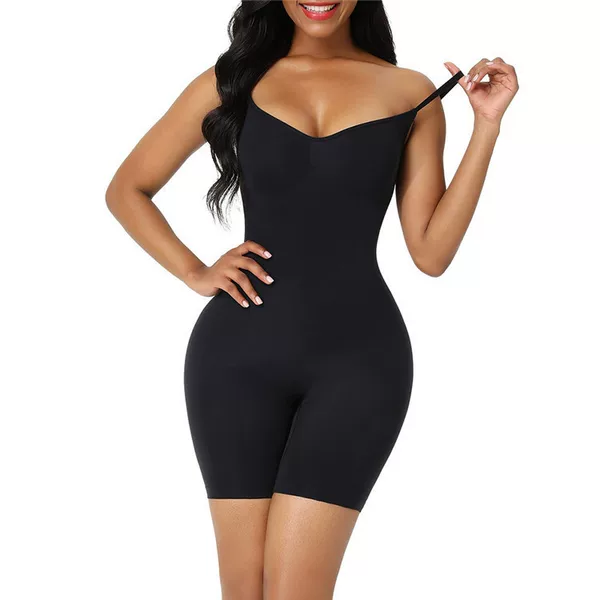 Cross-Border One-Piece Shapewear for Women, Butt-Lifting, Tummy-Tucking, Open-Crotch Shaping Camisole, Elastic Waist-Cinching, Leg-Slimming Shapewear