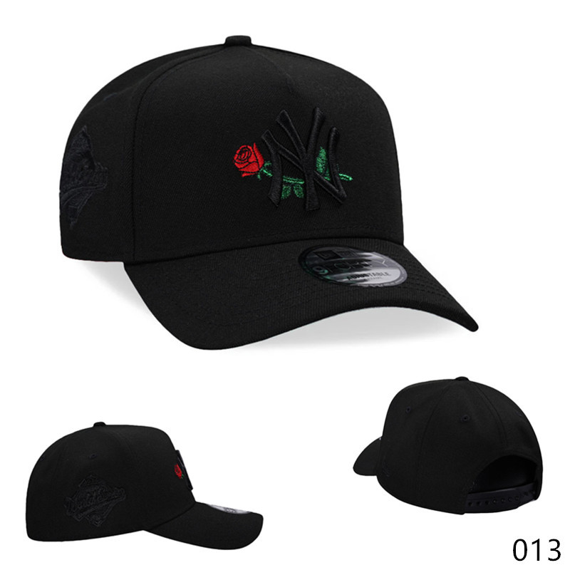 Sombrero MLB transfronterizo, gorra ajustable de béisbol, hombres y mujeres, techo rígido bordado, protector solar al aire libre, gorra deportiva, nueva gorra de visera