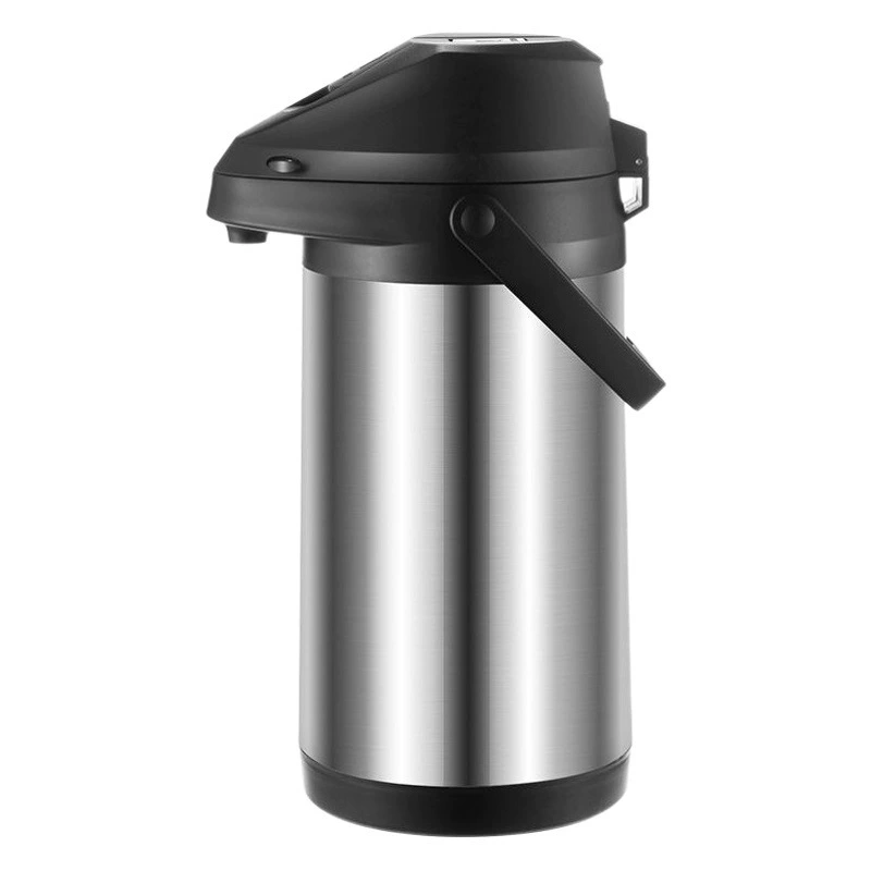 Термос типа воздушного давления Бытовой термос большой емкости Внутренняя подушка из нержавеющей стали Пресс-тип Термос