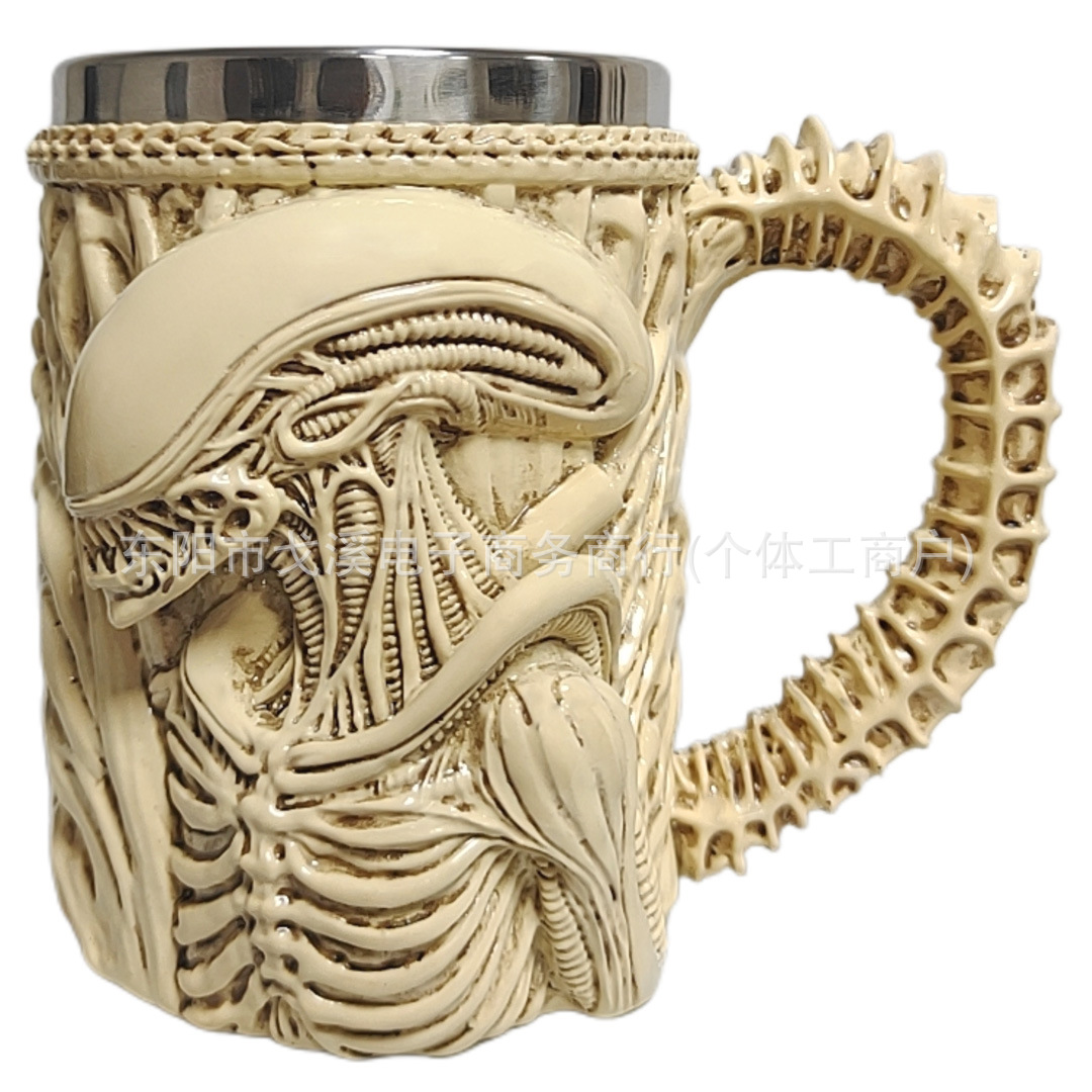 Halloween sensación de alta calidad nueva personalidad europea y americana Maiden sala de estar vino decoración de alta gama 3D taza estereoscópica
