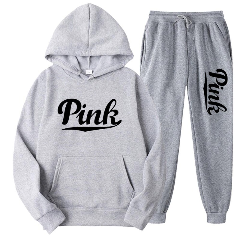 Men's Sweat Women's Sports suit Hooded Sweat Pants fleece-lined Top Printed