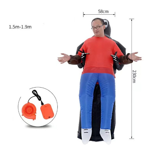 Disfraz Inflable de Caricatura para Halloween y Fiestas