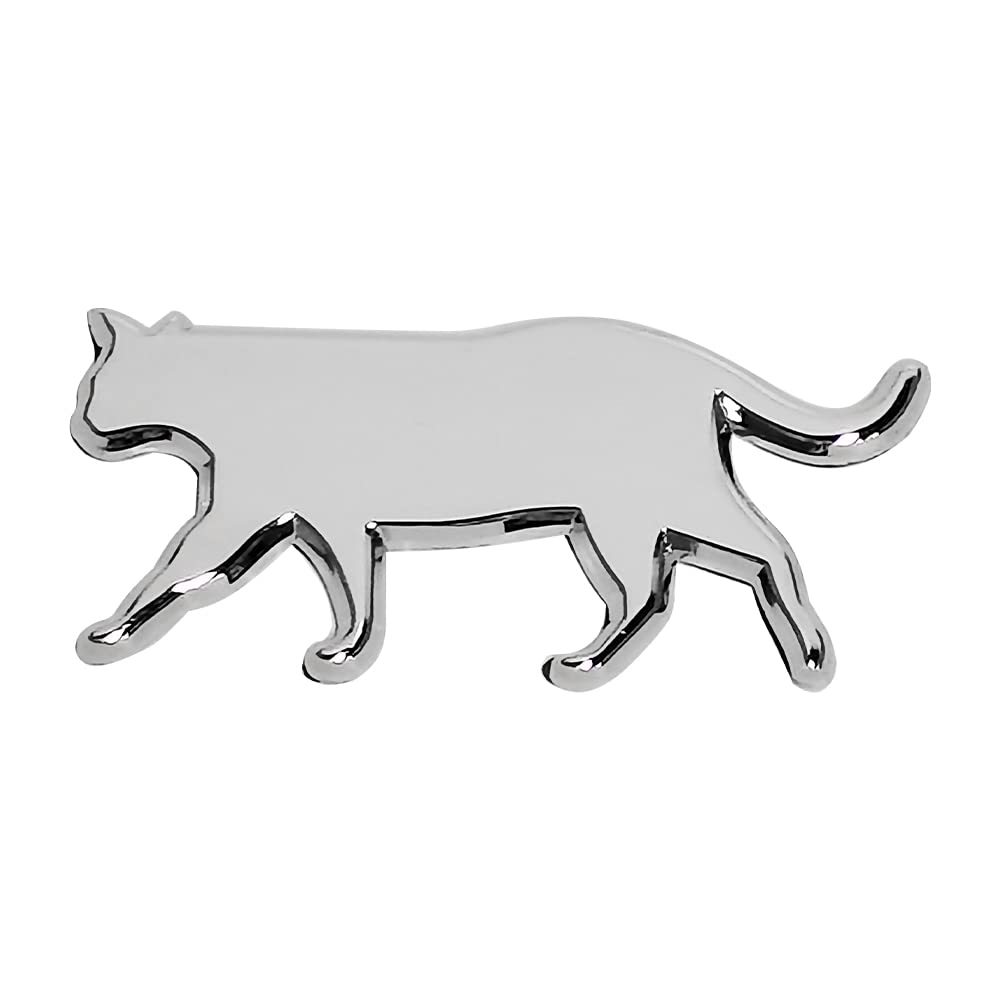 (2개) 1V 귀여운 고양이 애완 동물 자동차 스티커 금속 고양이 자동차 꼬리 라벨 사이드 라벨 창조적 인 3 차원 삼각형 창 스크래치 장식 스티커