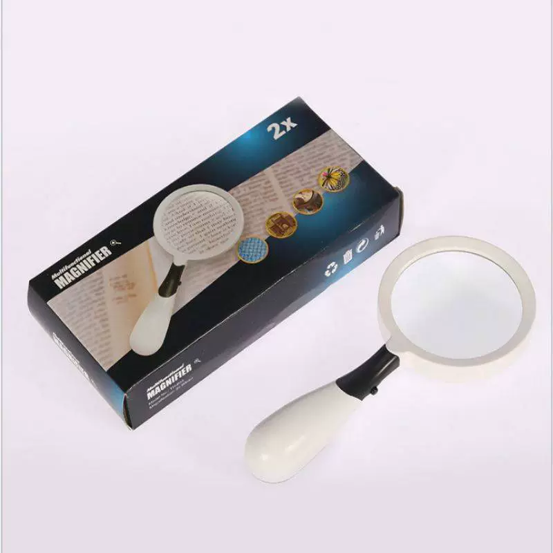 Рекламная портативная пластиковая лупа с легким подарком для пожилых людей, читающих газету Дети, студенты, читающие мощный HD оптом