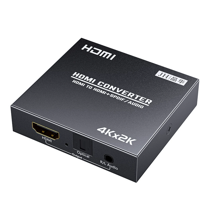 HDMI-аудиосепаратор HDMI2.04K волоконно-оптический аудио 5.1 канал к 3,5 мм разъем аудиодекодер