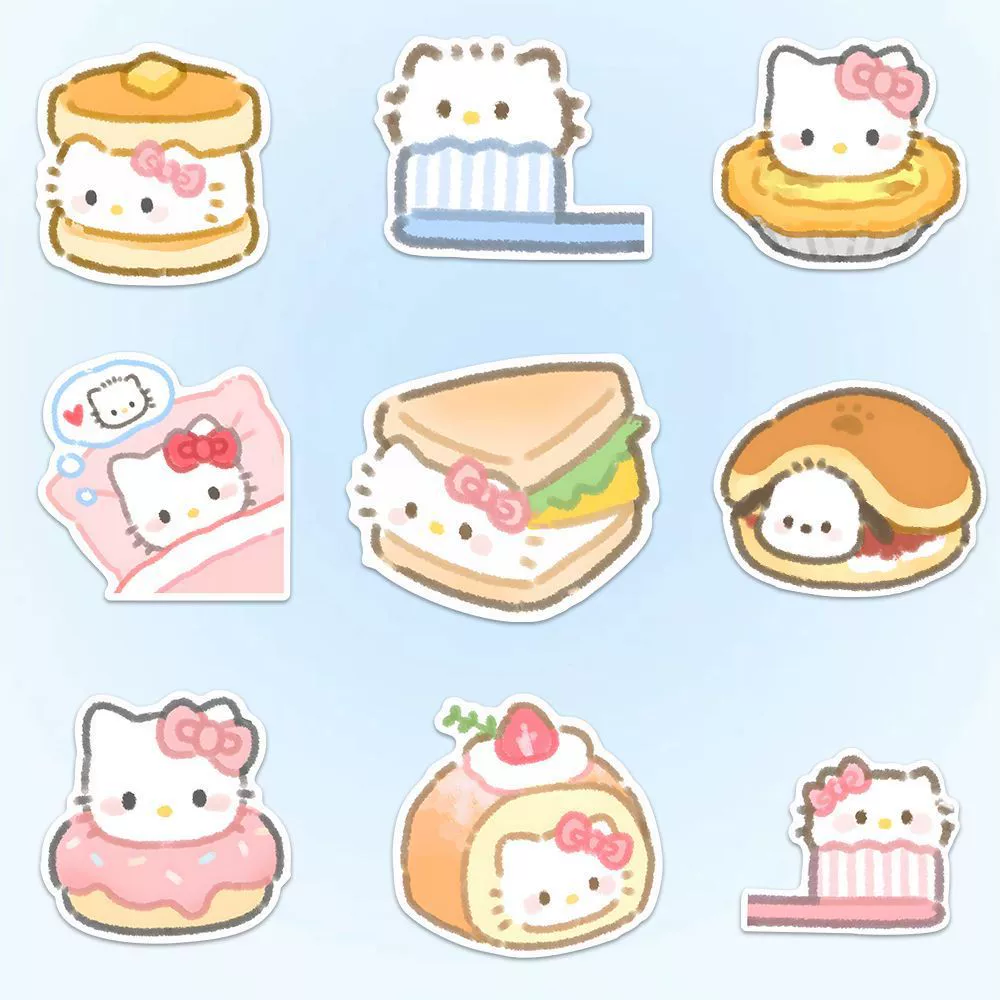 Hello Kitty, hello kitty, мультяшная милая наклейка высокого качества
