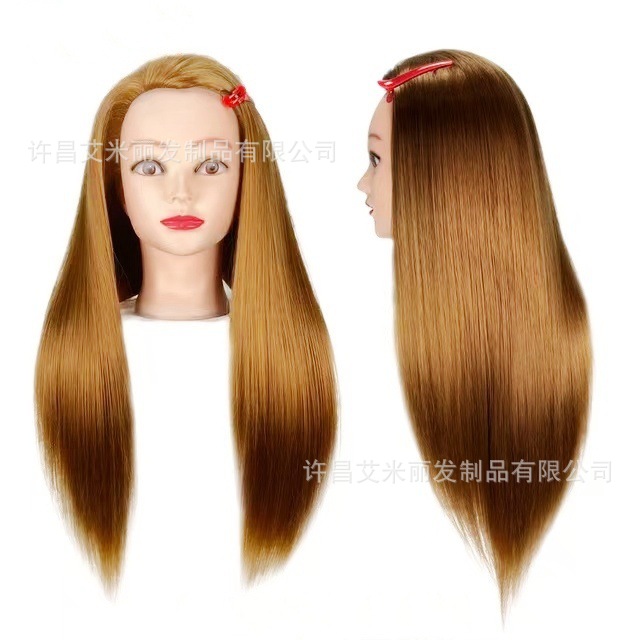 Modelo de peluca, cabello trenzado, entrenamiento de cabello trenzado, peluca de cabeza, modelo de cabeza, corte de cabello, enseñanza de enseñanza, ejercicios de corte de cabello